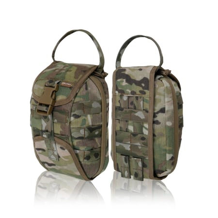 Подсумок аптечка с быстрым сбросом Militex Cordura original USA Мультикам KIBORG