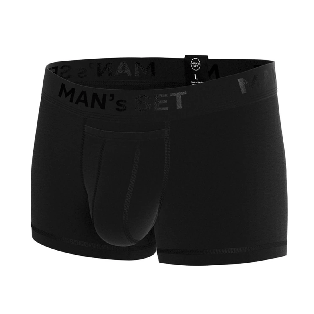 Чоловічі анатомічні боксери Anatomic Classic 1.2 Black Series, чорний MansSet