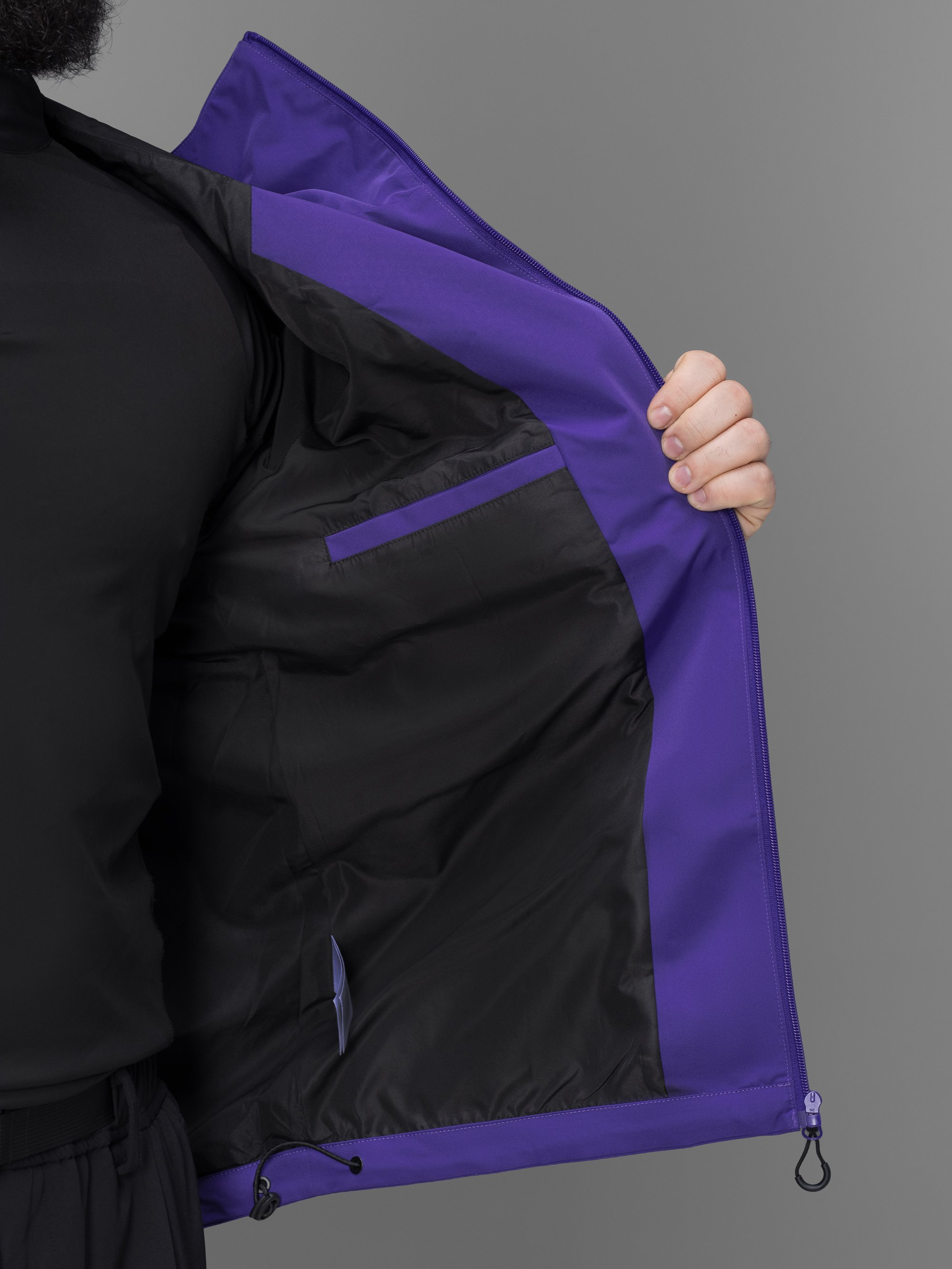 Куртка вітрівка BEZET Trail фіолетовий - Фото 25