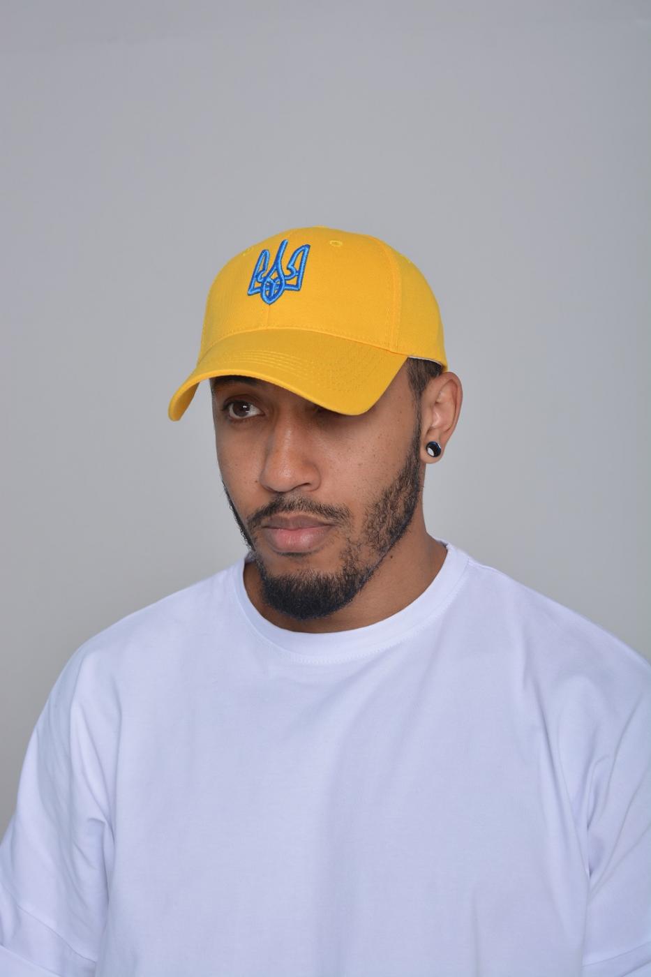 Бейсболка жёлтая Герб Украины