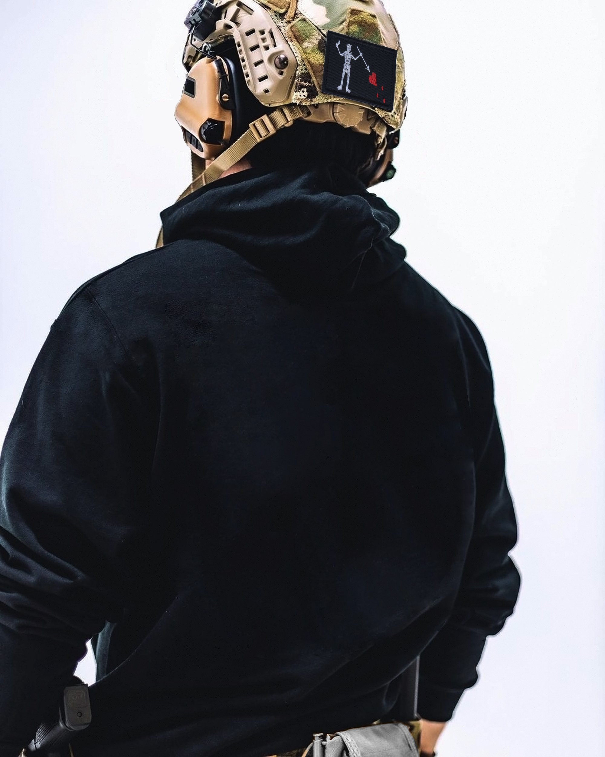 Худі утеплене Воля ver.1 чорне - Фото 2