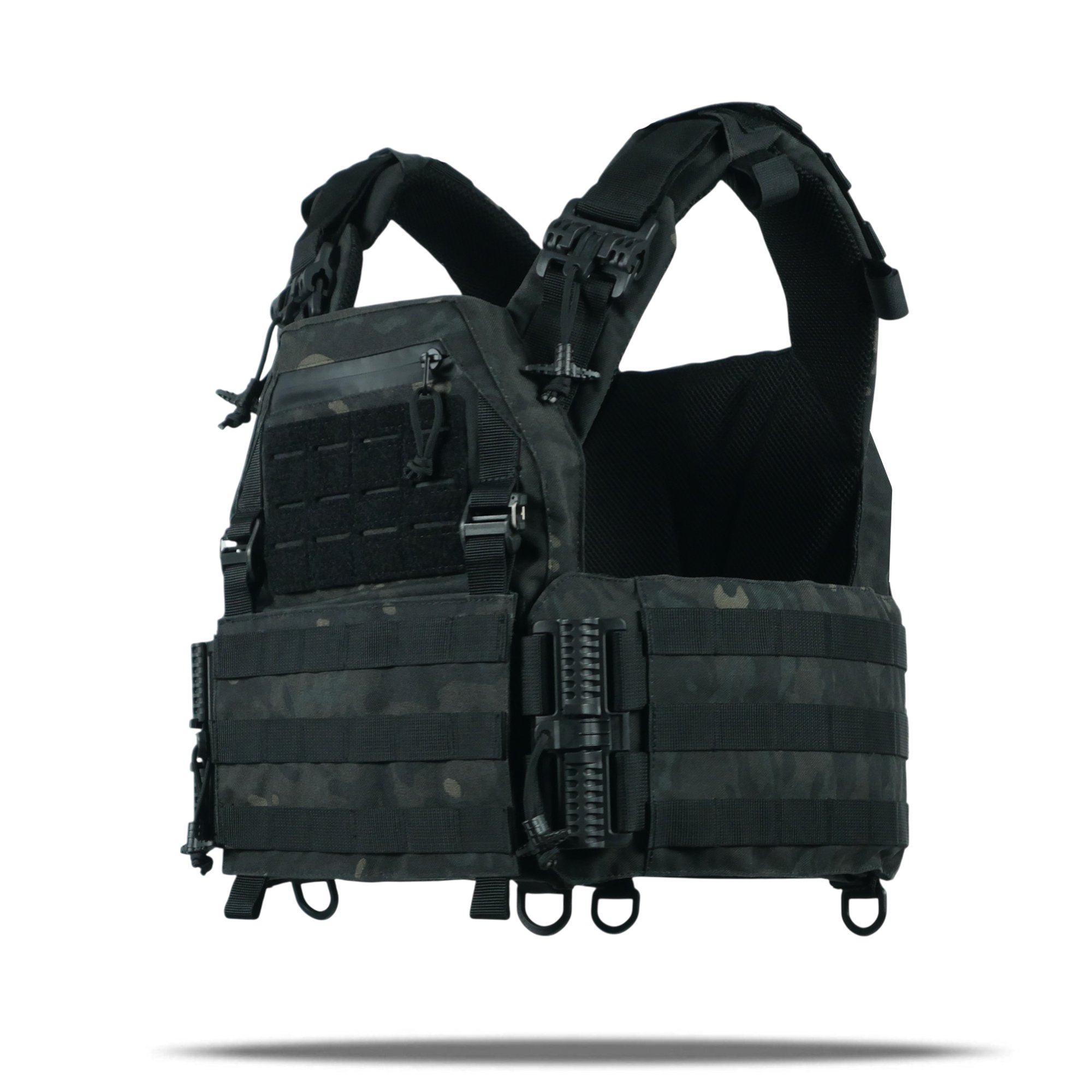 Бронезахист плитоноска Чорний мультикам Kiborg GU gen.2 KIBORG