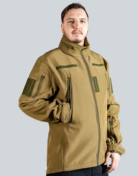 Куртка тактична Soft Shell Патріот койот MILIGUS