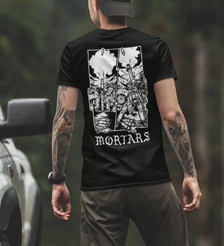 Футболка Mortars чорна We feel