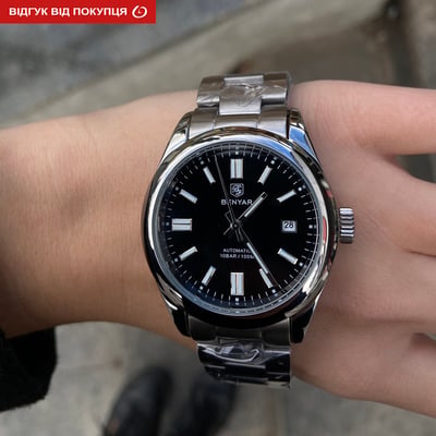 Чоловічий механічний годинник Benyar Automatic 10 BAR - Фото 17