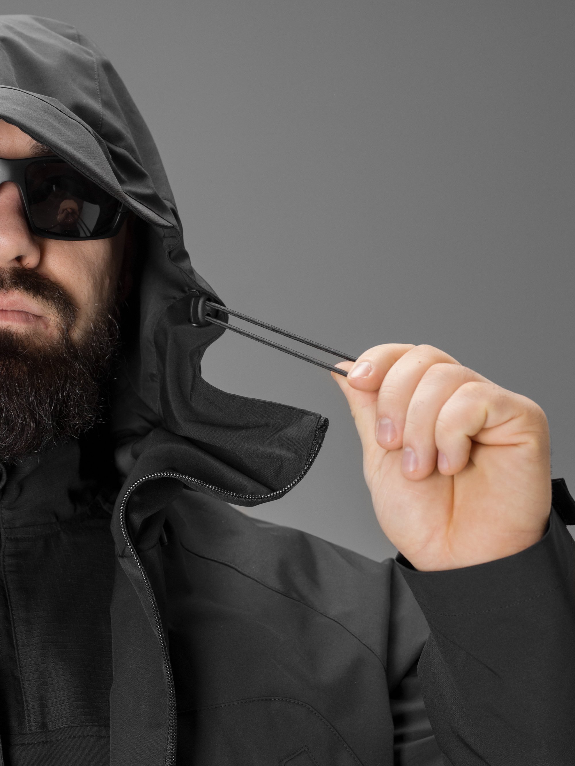 Куртка вітрівка BEZET Trail чорний - Фото 15