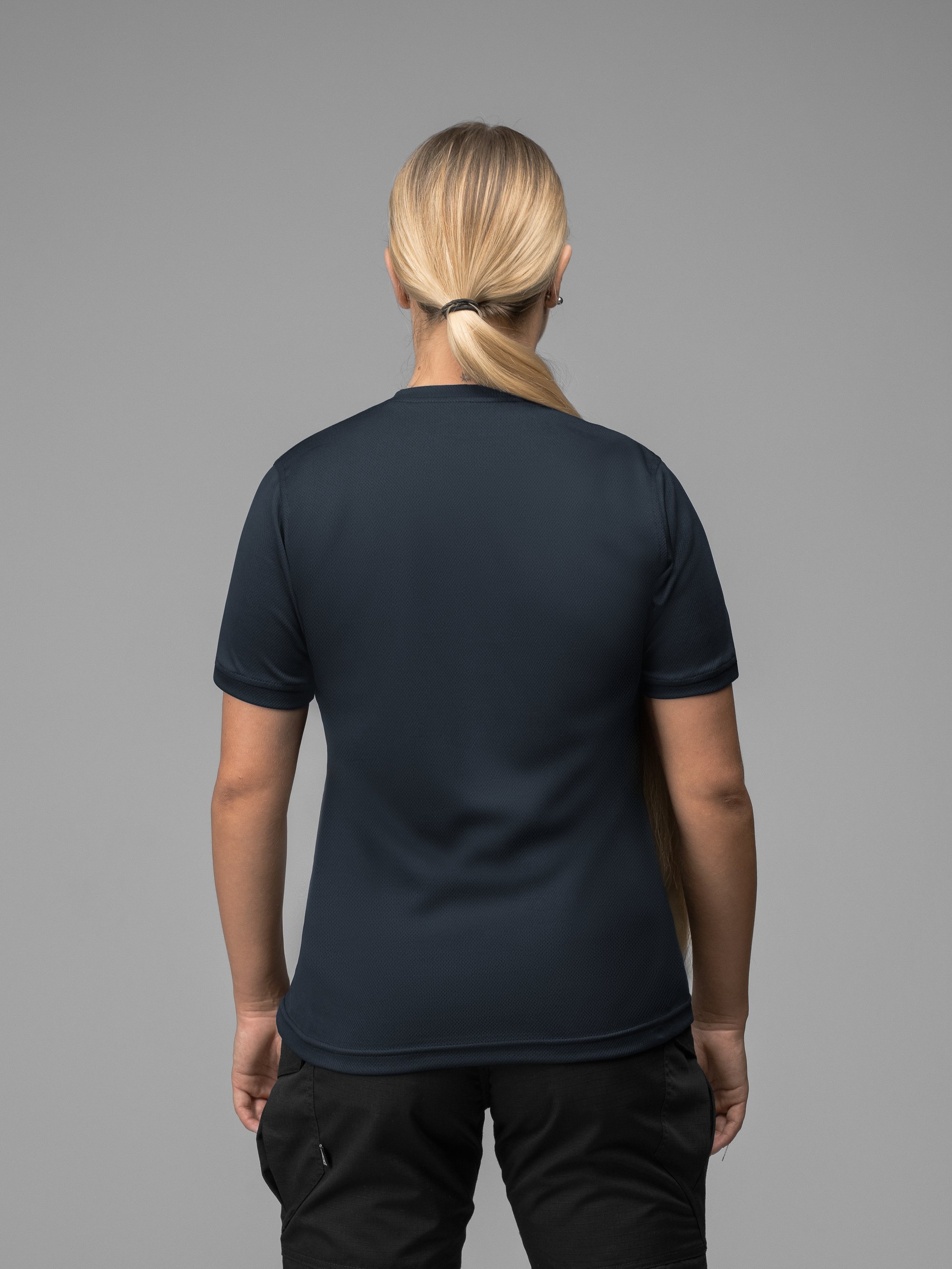 Футболка швидкосохнуча тактична жіноча BEZET Basic синій - Фото 8