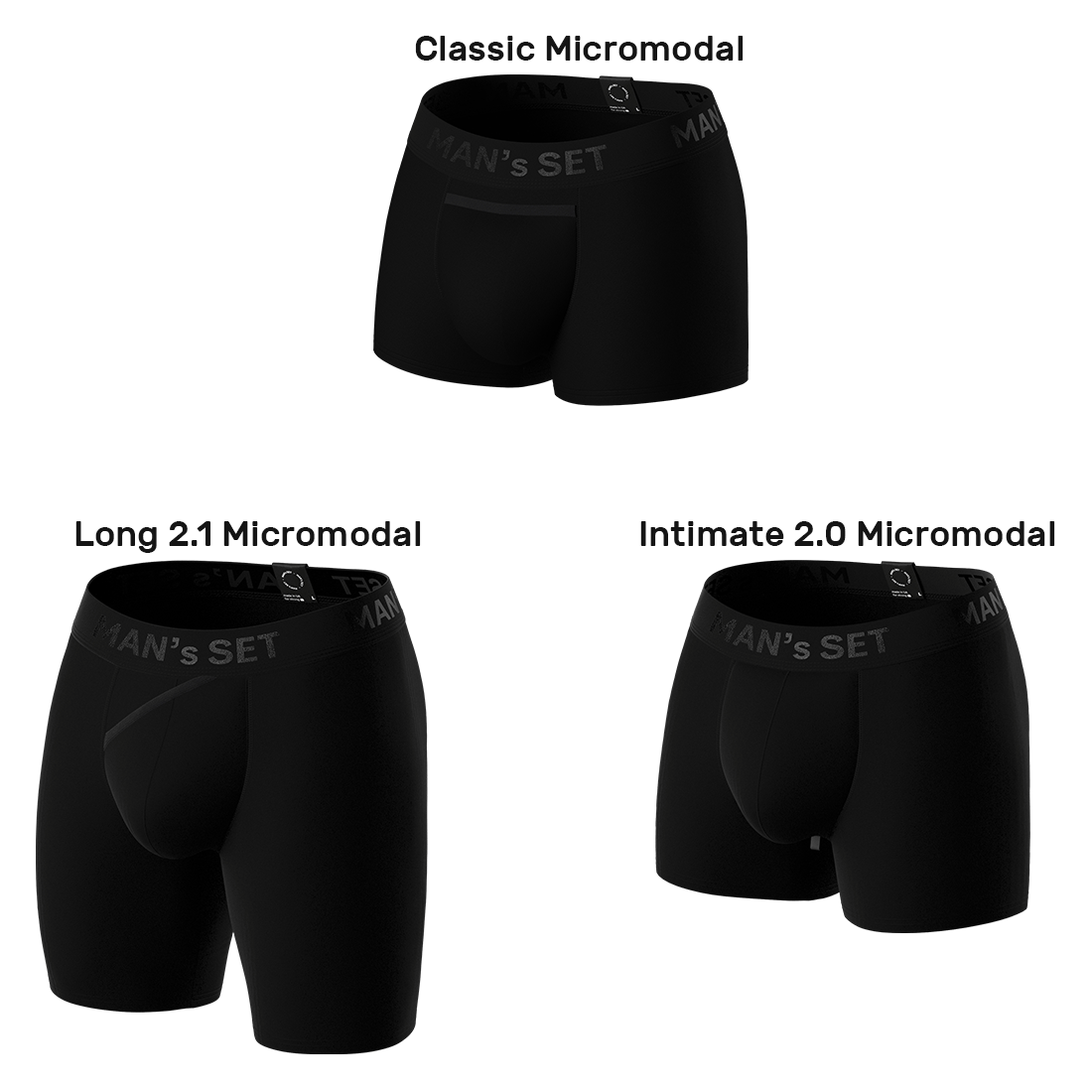 Комплект чоловічих боксерів нового покоління "Micromodal" MansSet