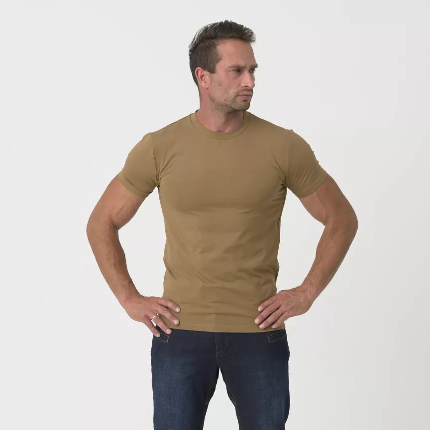 Футболка Helikon-Tex Slim Organic Coyote