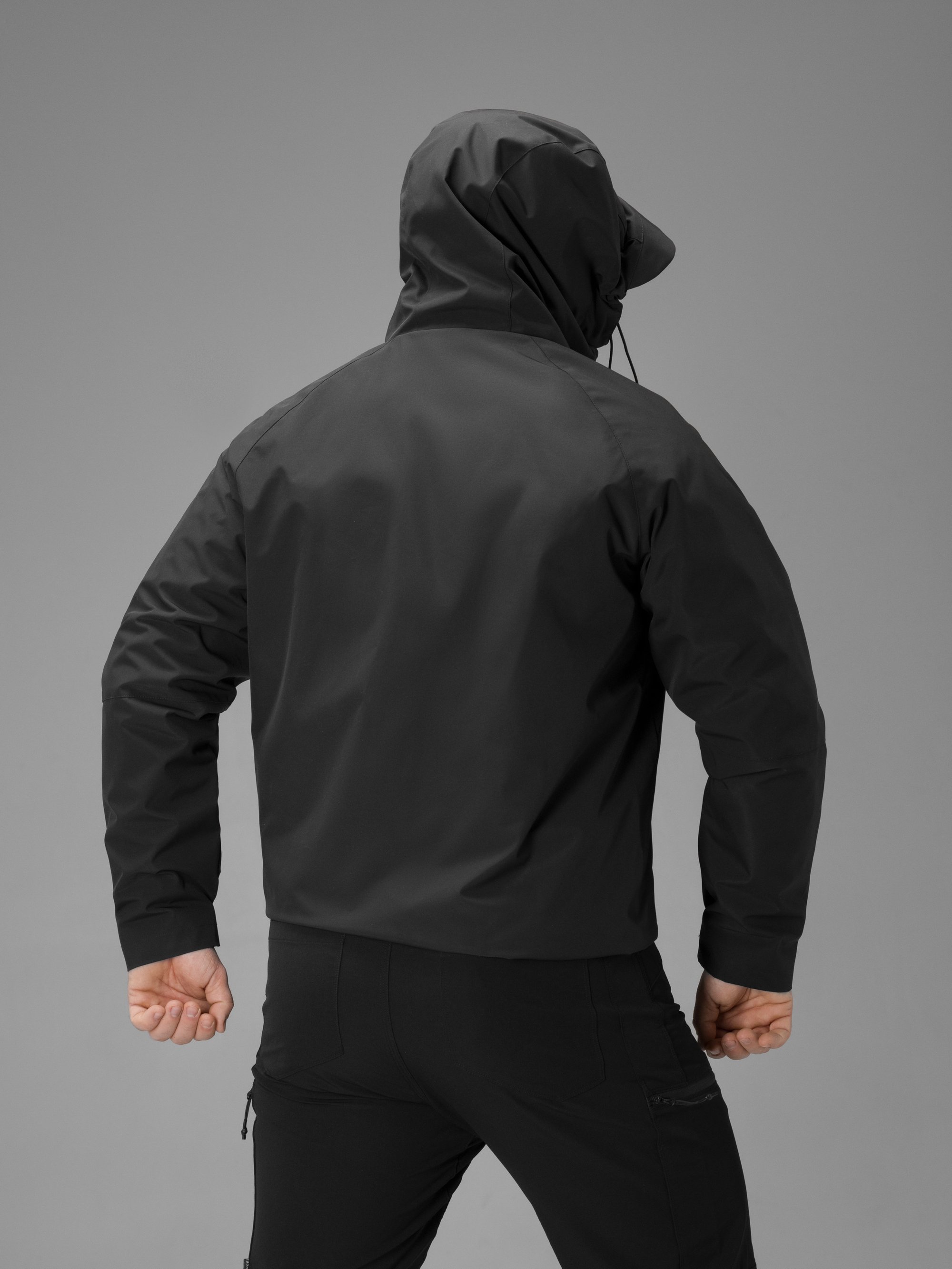 Куртка вітрівка BEZET Trail чорний - Фото 31