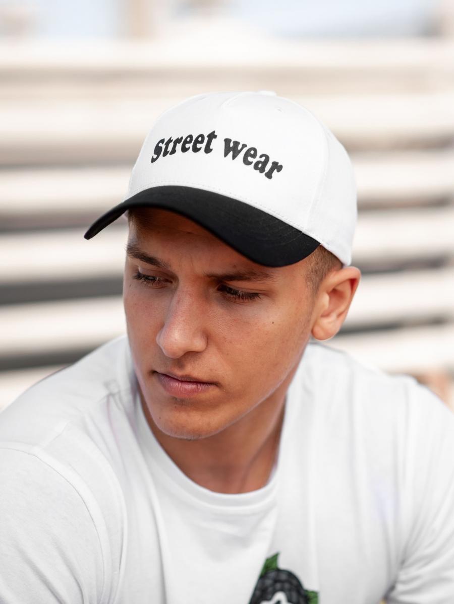 Бейсболка BEZET Streetwear white'19