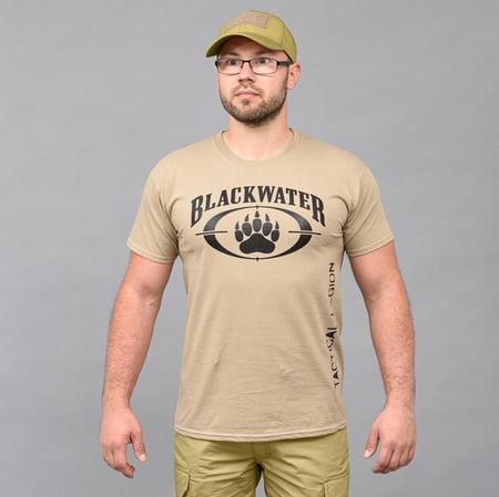 Футболка з принтом "BLACK WATER" KHAKI Armoline