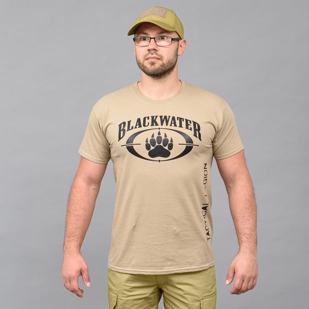 Футболка з принтом "BLACK WATER" KHAKI Armoline