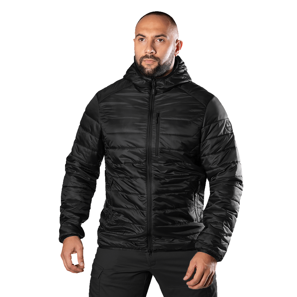 Пуховик Camotec легкий Storm Hood 2.0 Чорний KOMBAT