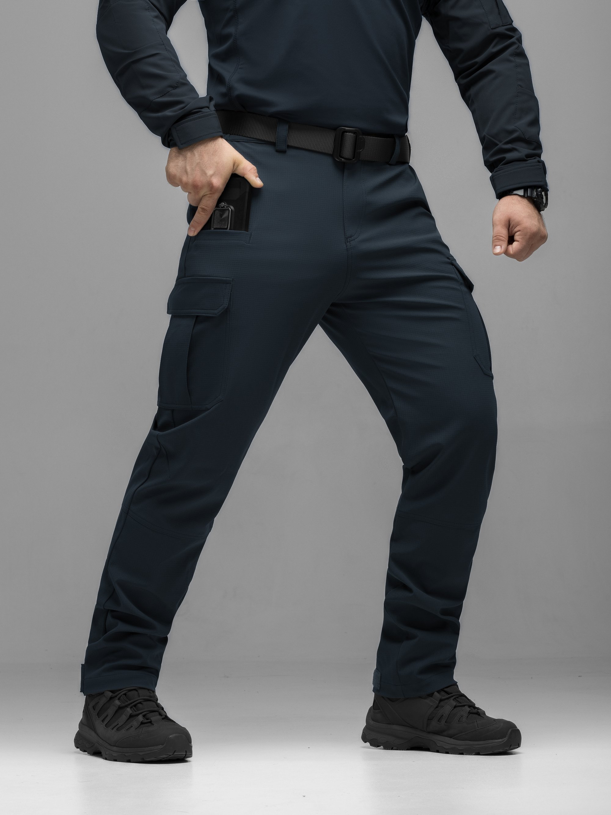 Штани карго тактичні BEZET Basic синій - Фото 3