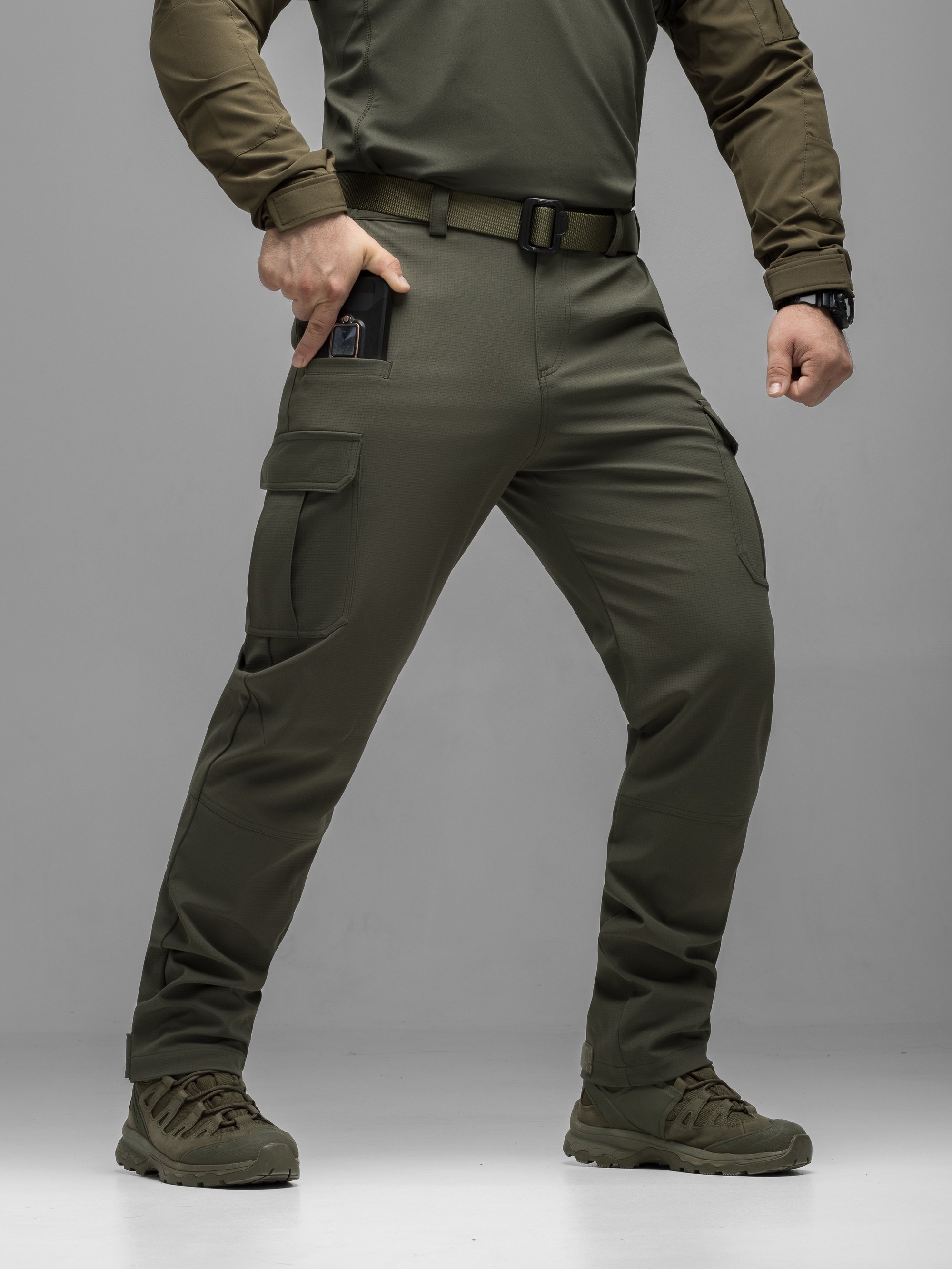 Штани карго тактичні BEZET Basic хакі - Фото 5