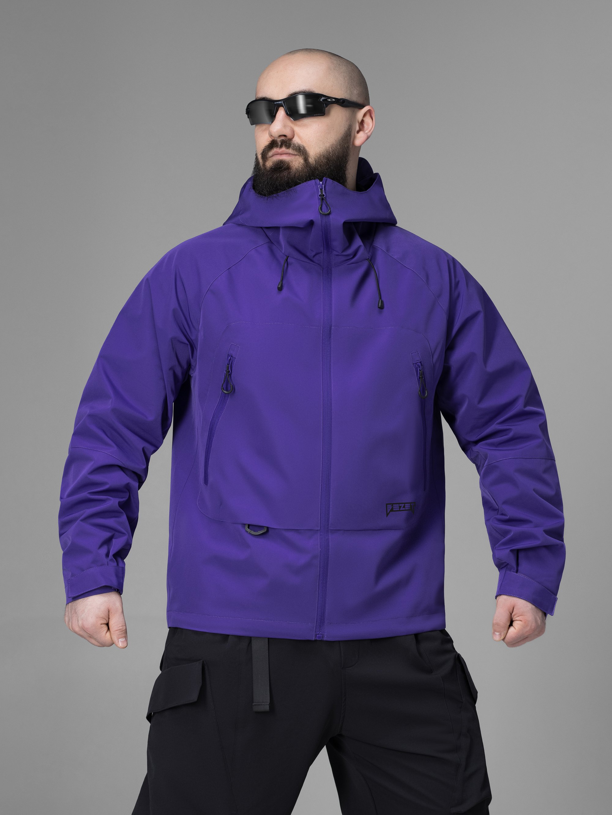 Куртка вітрівка BEZET Trail фіолетовий