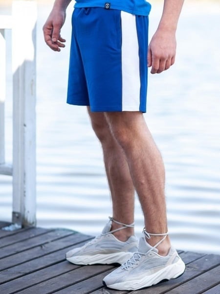 Спортивні шорти BEZET Shark blue / white'19