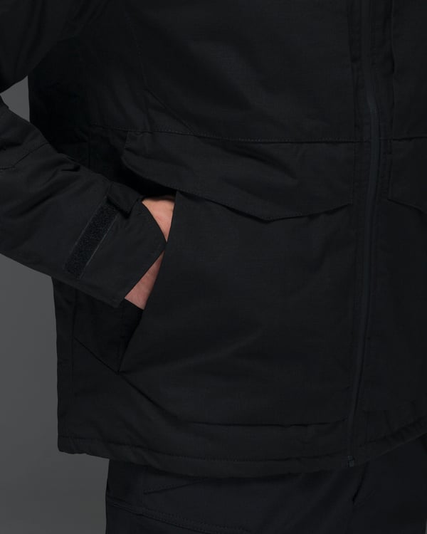 Куртка тактична зимова BEZET Штурм чорний - Фото 30