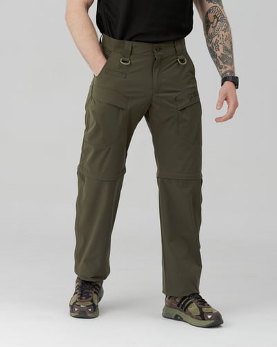 Штани-трансформери BEZET AdventurePro хакі - Фото 7