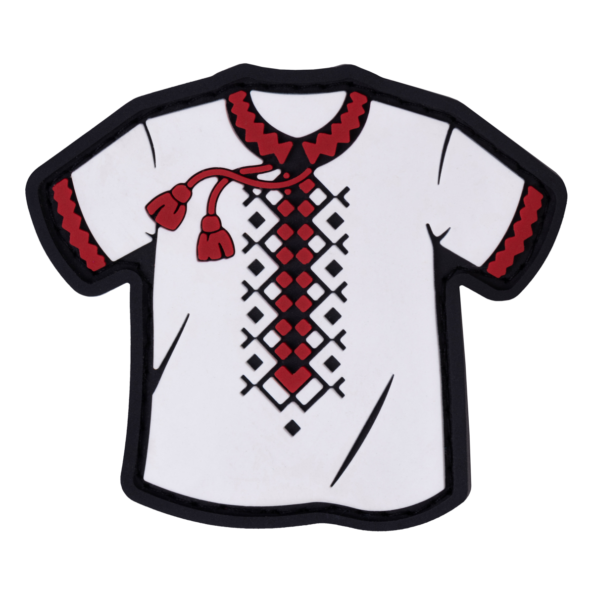 ПВХ Патч (шеврон) "Вышиванка" Белая Brand Element