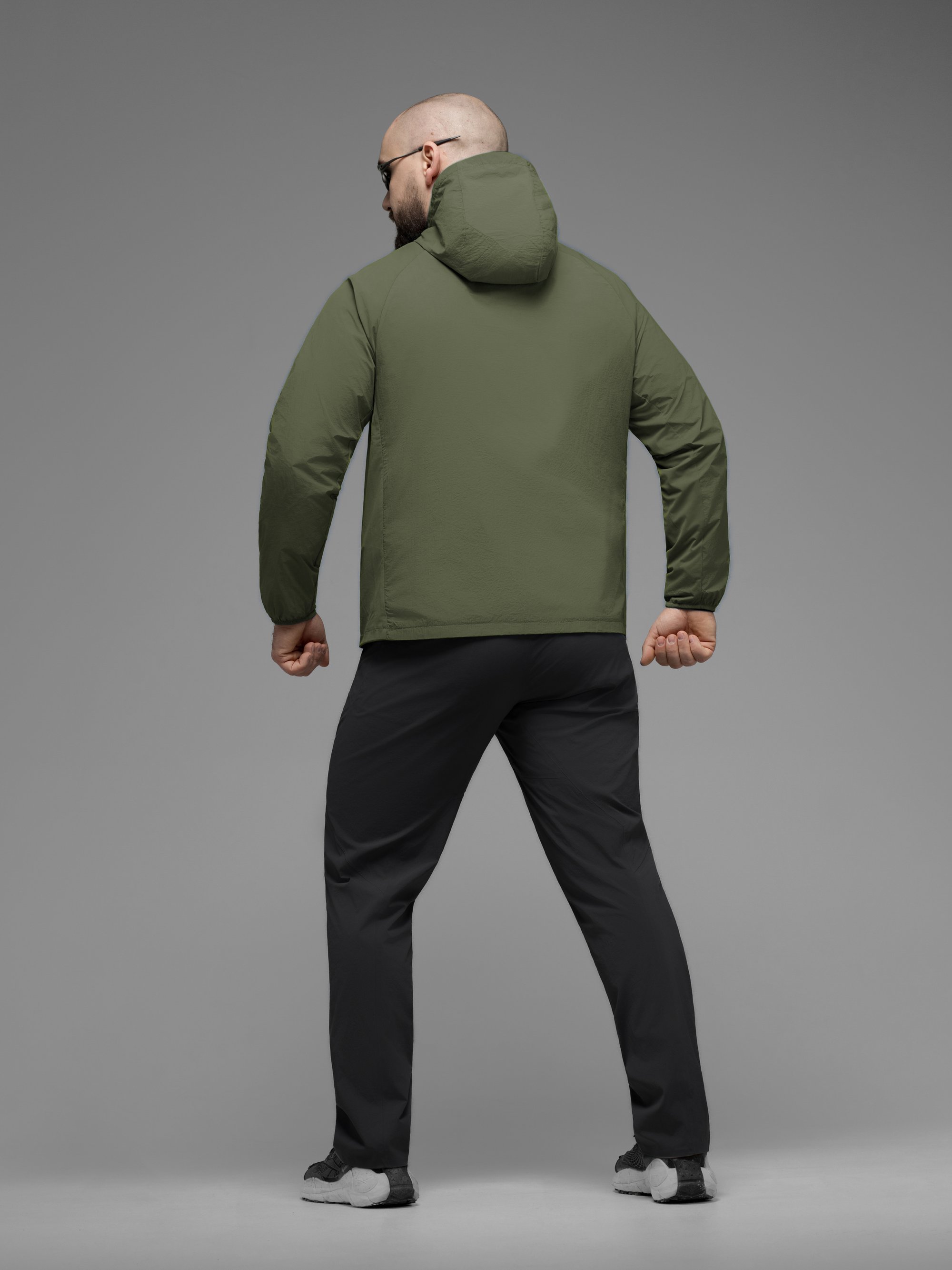 Куртка вітрівка BEZET Solguard UV 100 хакi - Фото 36