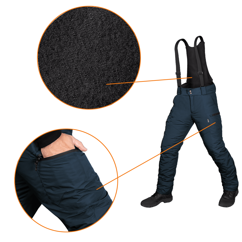 Костюм Camotec Patrol Taslan темно-синій KOMBAT - Фото 3