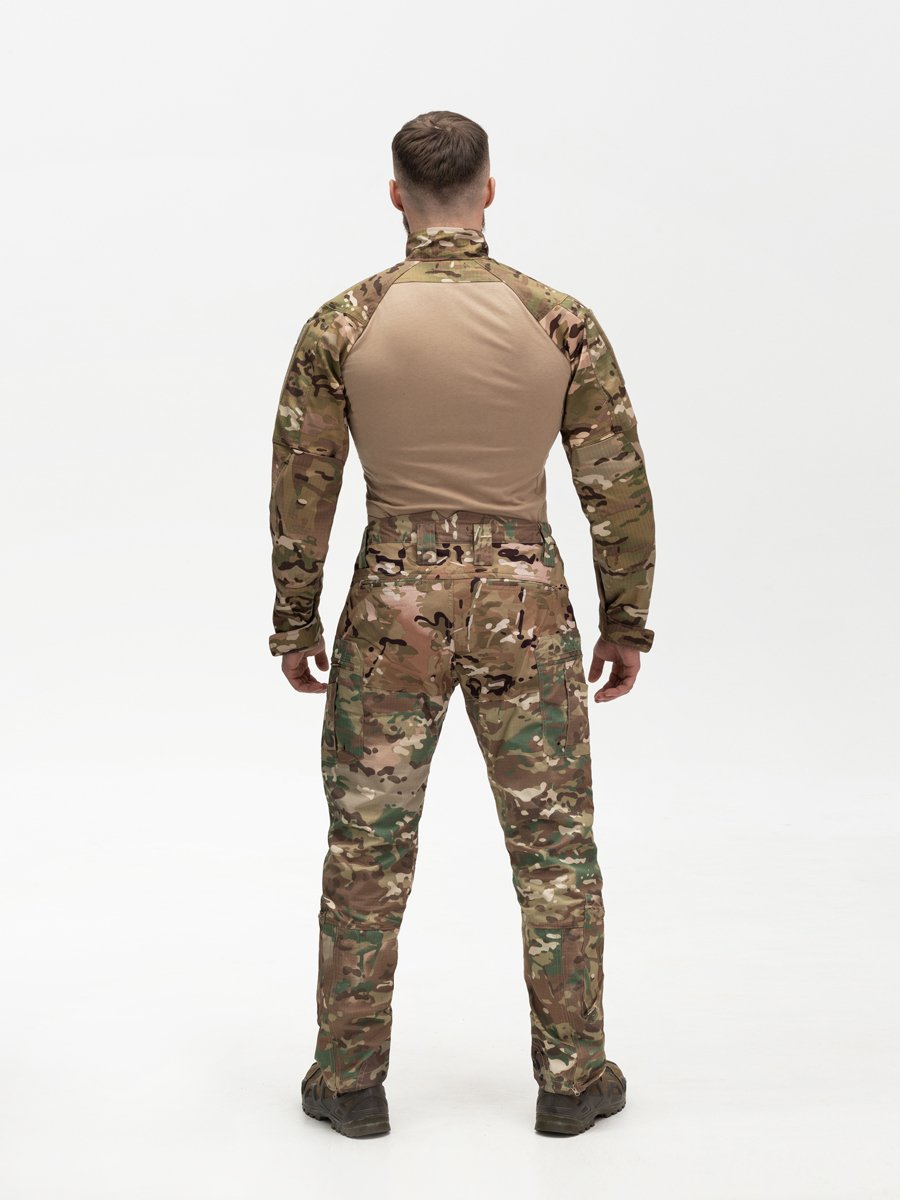 Комплект (Сорочка бойова BEZET Штурм мультикам та Штани карго тактичні BEZET Strike камуфляжний) - Фото 2