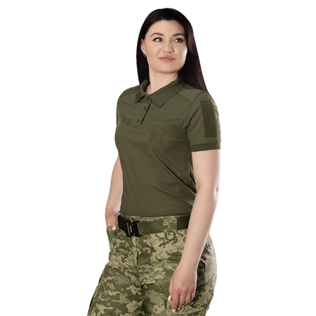 Поло Camotec Pani Army ID 2.0 CoolPass Pique LT олива KOMBAT
