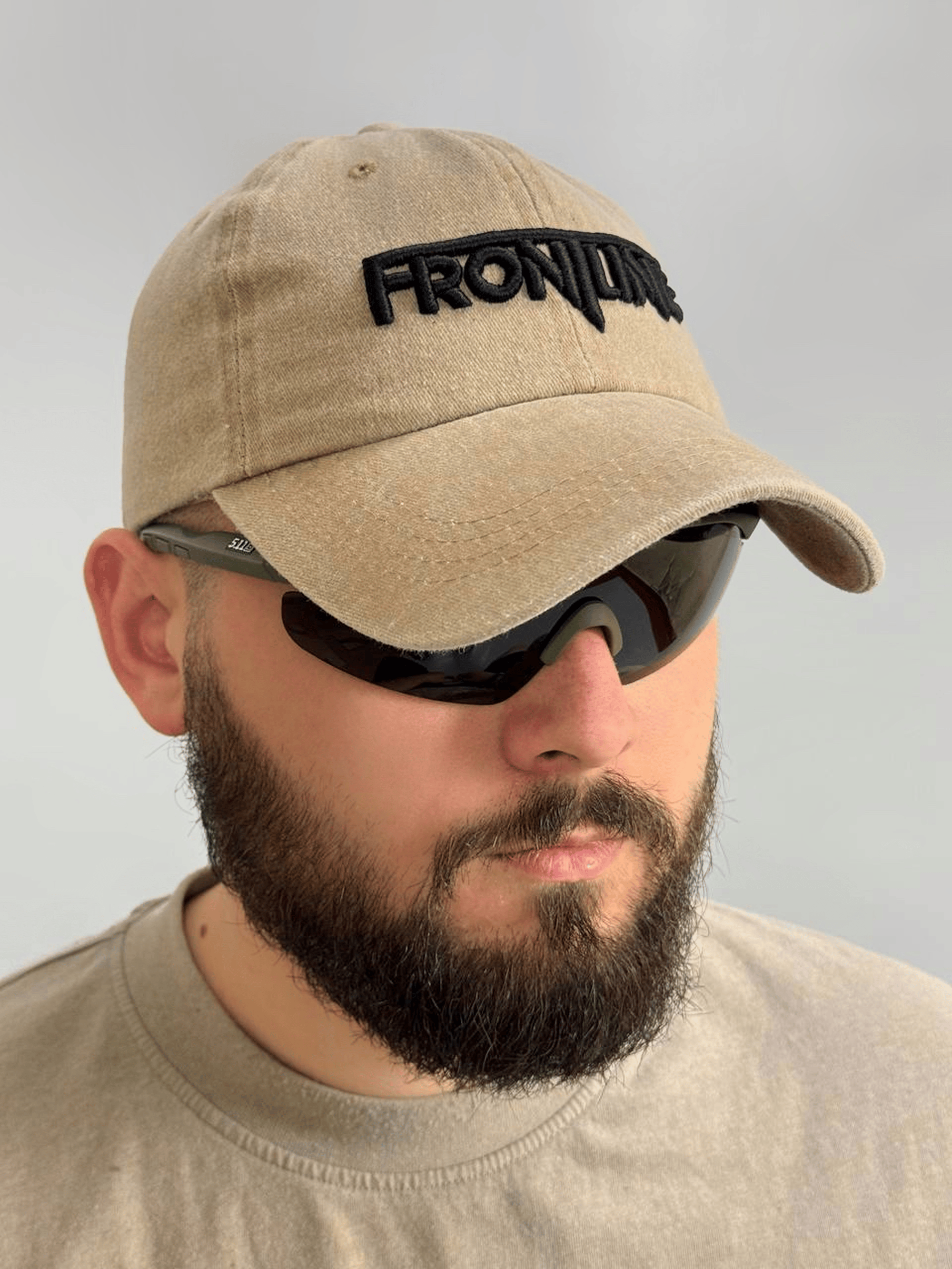 Кепка бежева Frontline Bad Boy Compamy