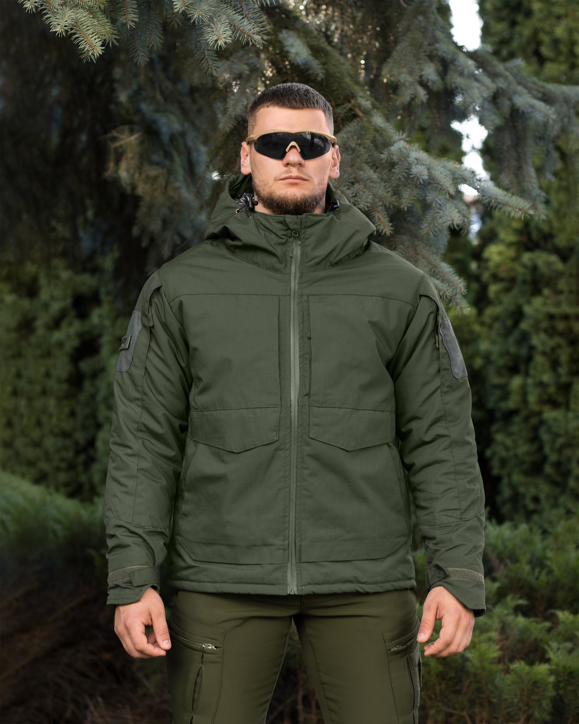 Куртка тактична зимова BEZET Штурм хакі