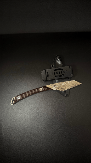 Ніж ЛОКІ КОРИЧНЕВИЙ BATART UA