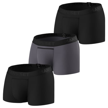 Комплект трусів Classic 1.2 Black Series, 3шт MansSet