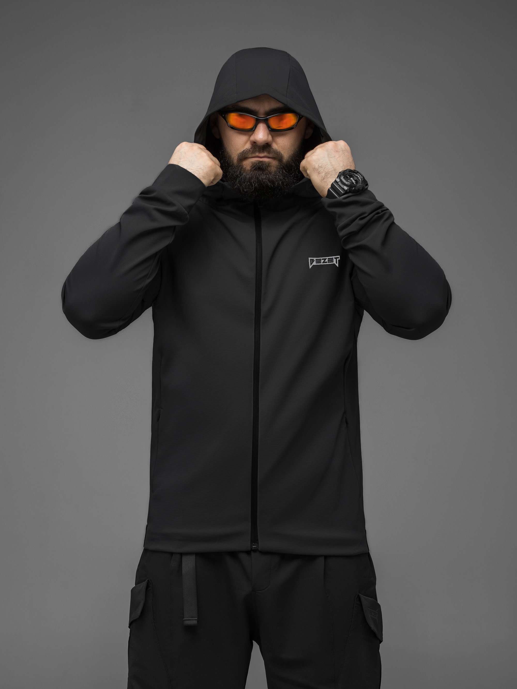 Куртка вітрівка BEZET Apex чорний - Фото 7