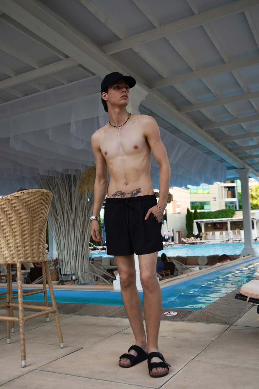 Шорти плавальні Reload - Aqua, чорний