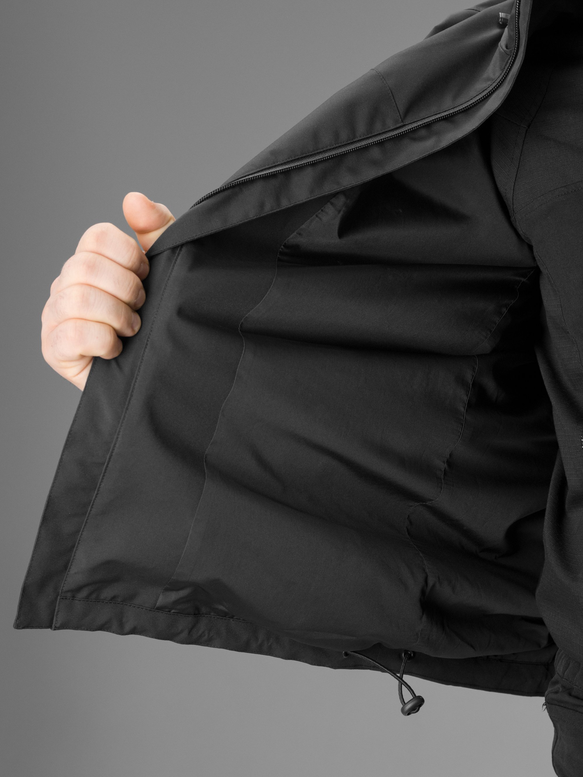 Куртка вітрівка BEZET Trail чорний - Фото 17