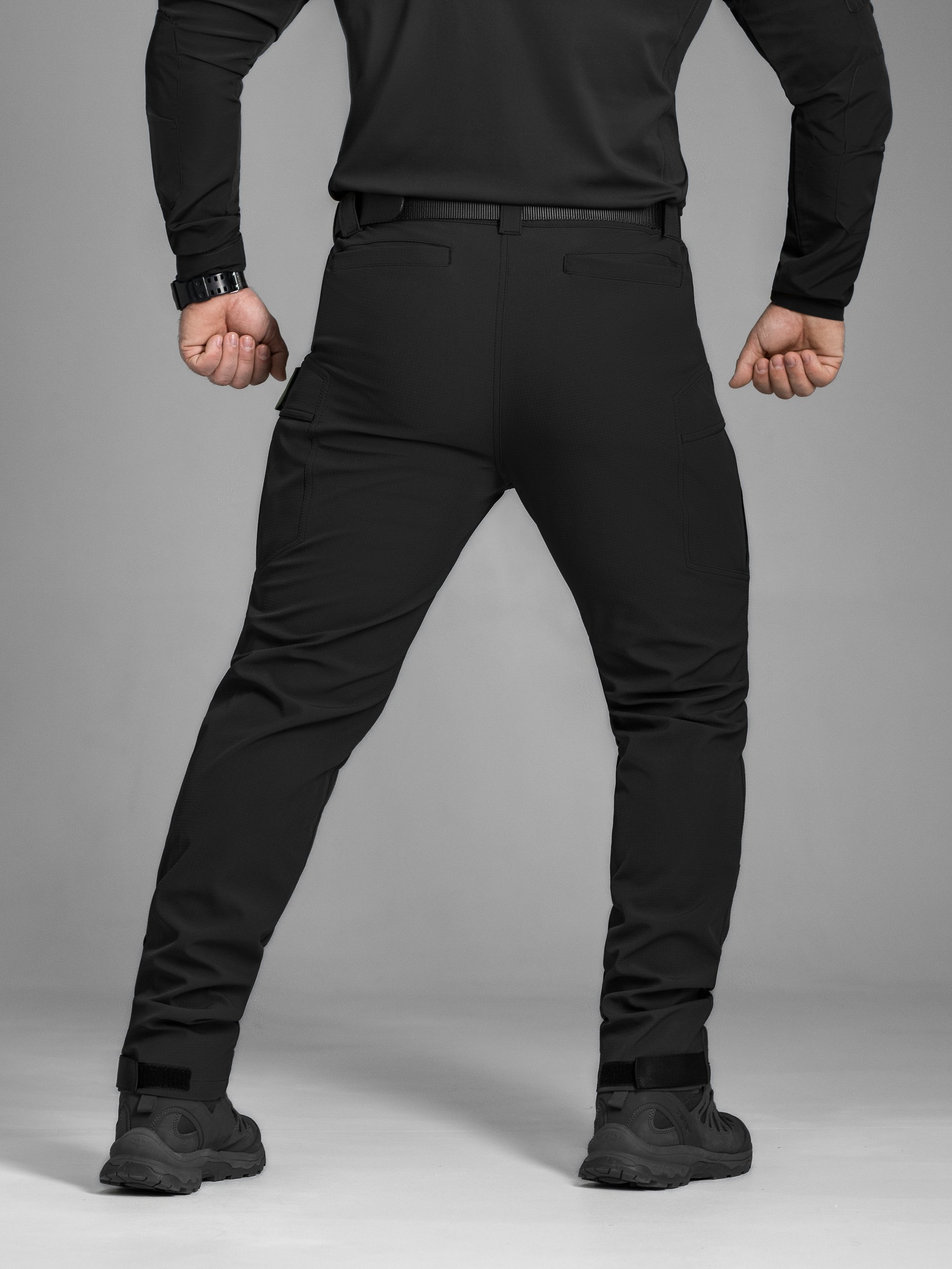 Штани карго тактичні BEZET Капелан чорний - Фото 16