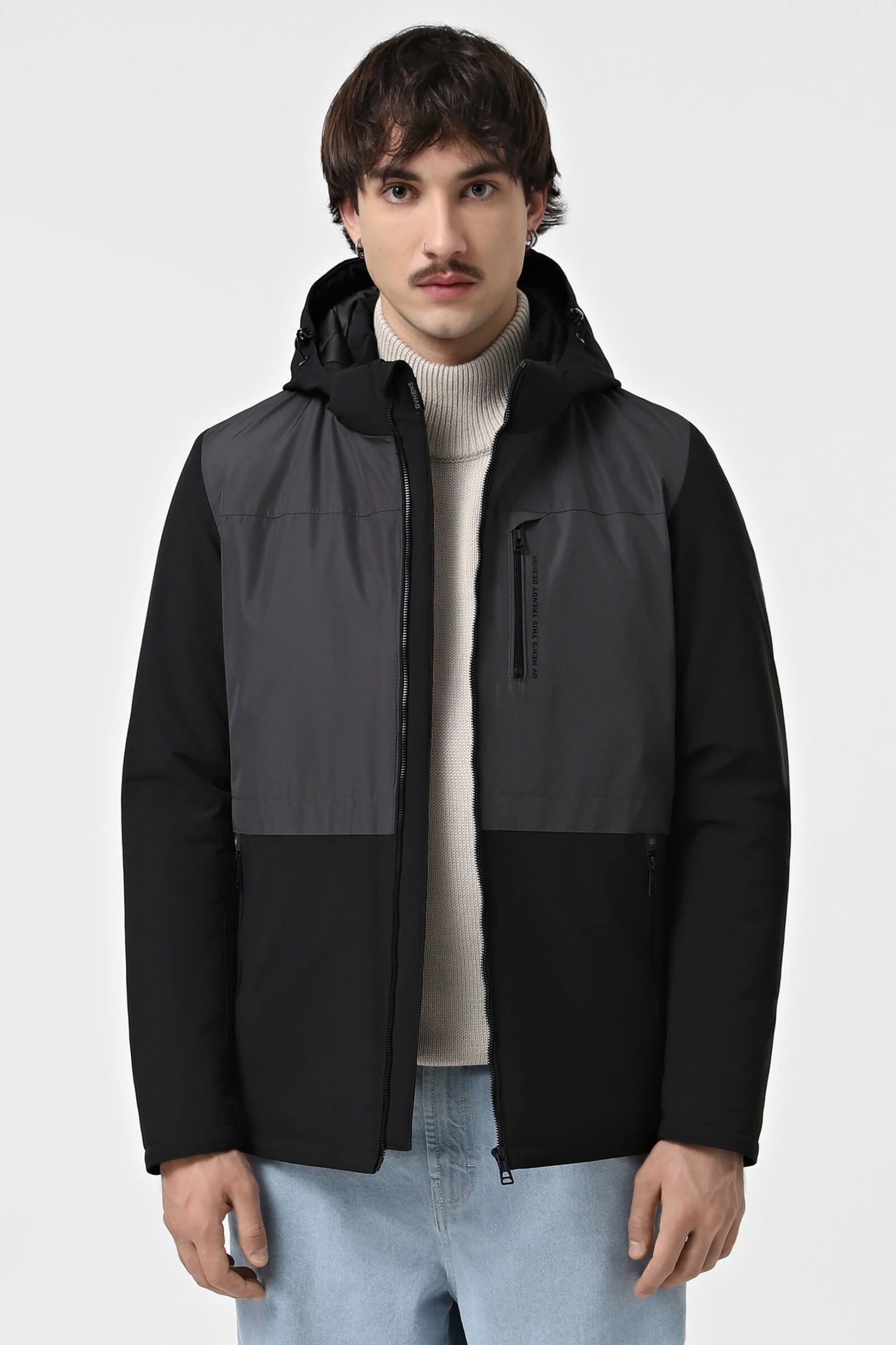 Чоловіча куртка сіра демісезонна Suns House