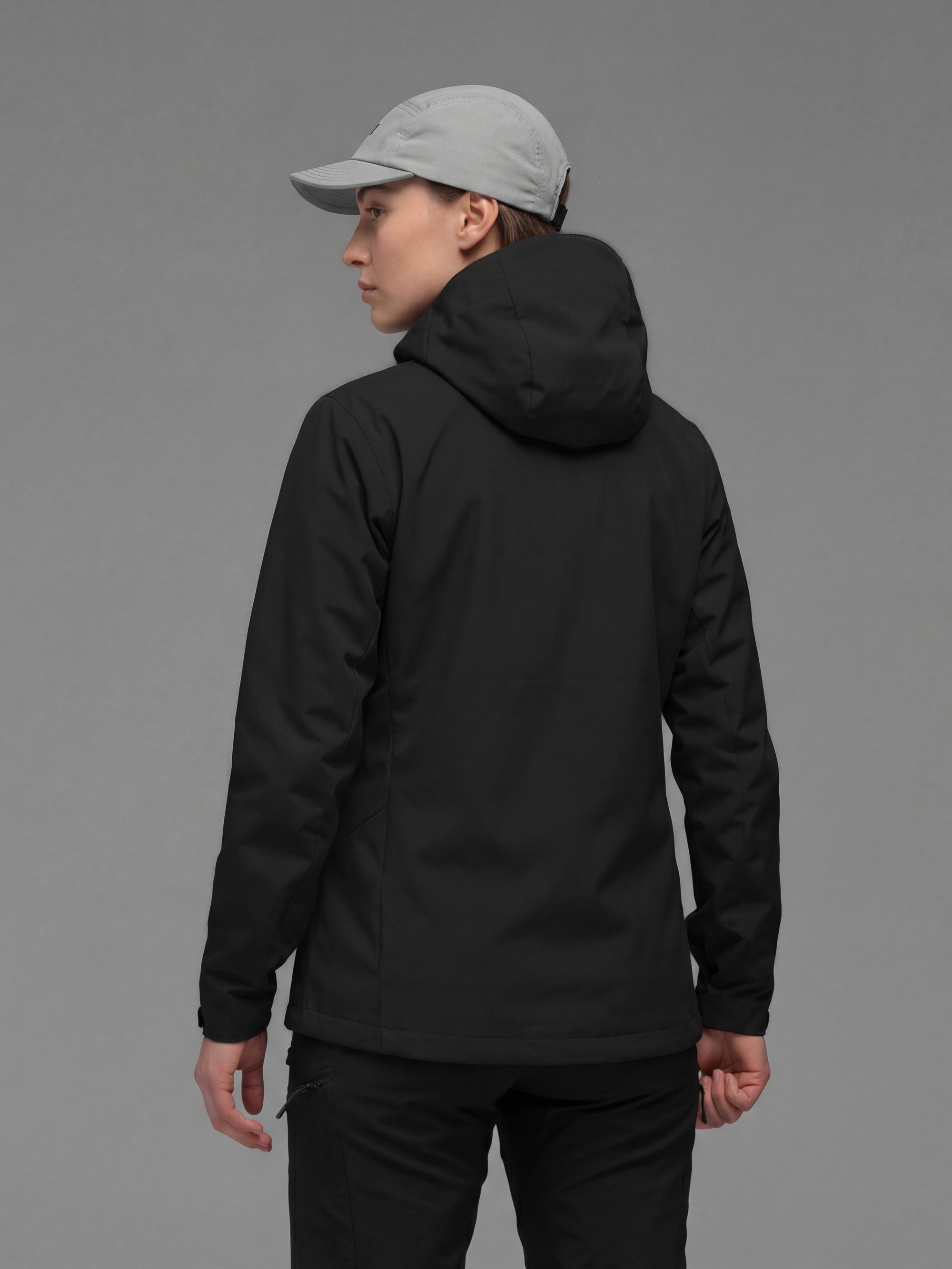 Куртка жіноча вітрівка BEZET WindBreaker чорний - Фото 3