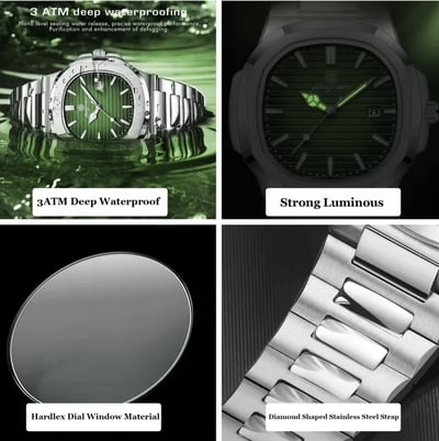 Чоловічий годинник Poedagar Great Limited - Фото 8