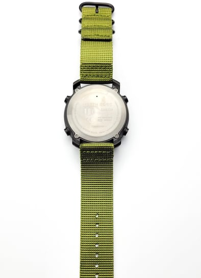 Чоловічий водостійкий тактичний годинник North Edge Apache Green 5BAR з компасом - Фото 9