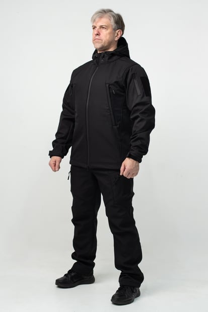 Куртка SoftShell RMilitary Чорна