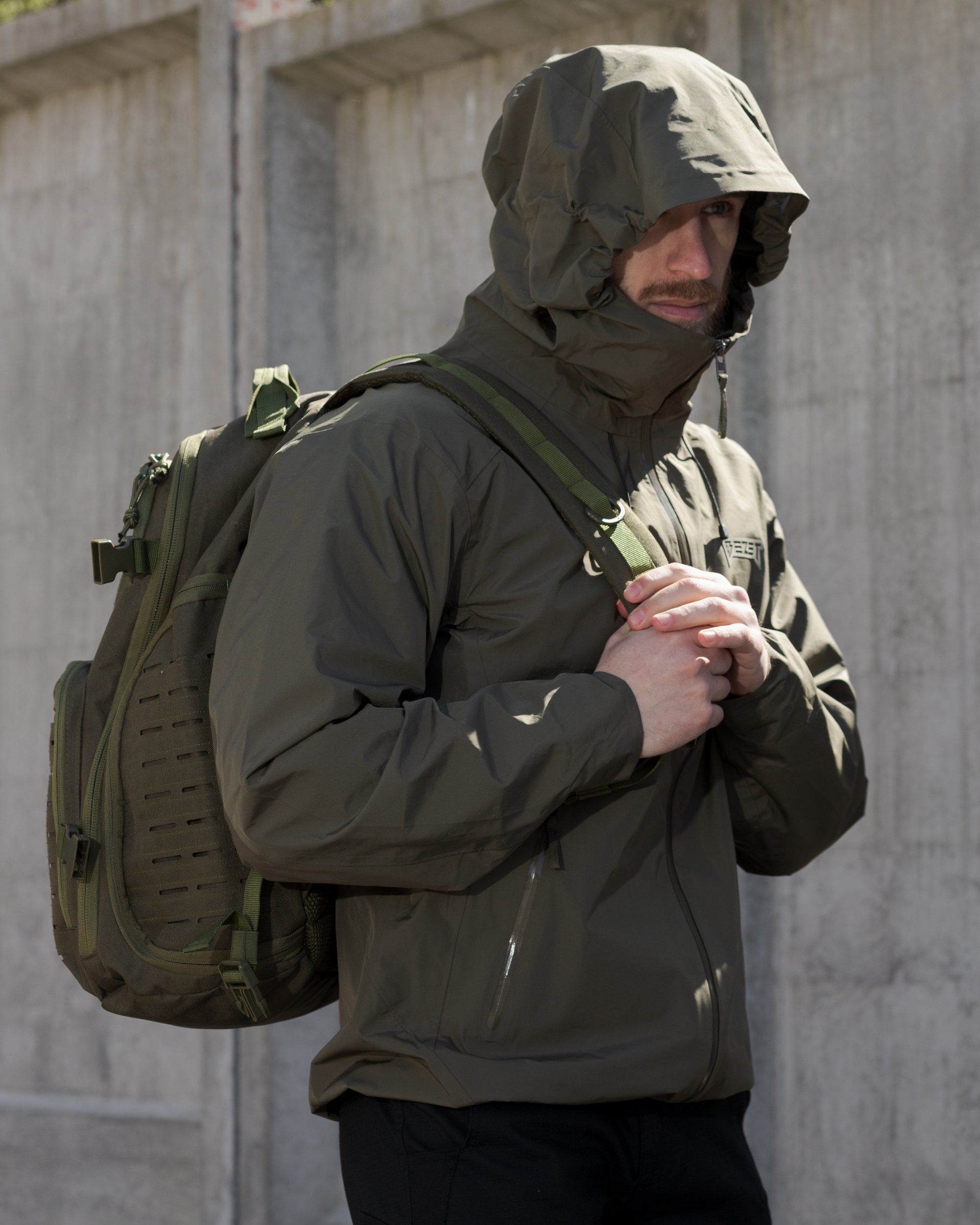 Куртка вітрівка BEZET ShieldTech хакі - Фото 52