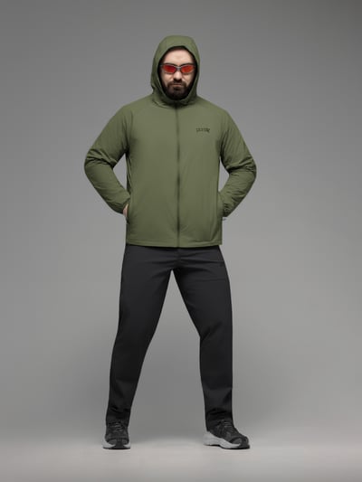 Куртка вітрівка BEZET Solguard UV 100 хакi - Фото 40