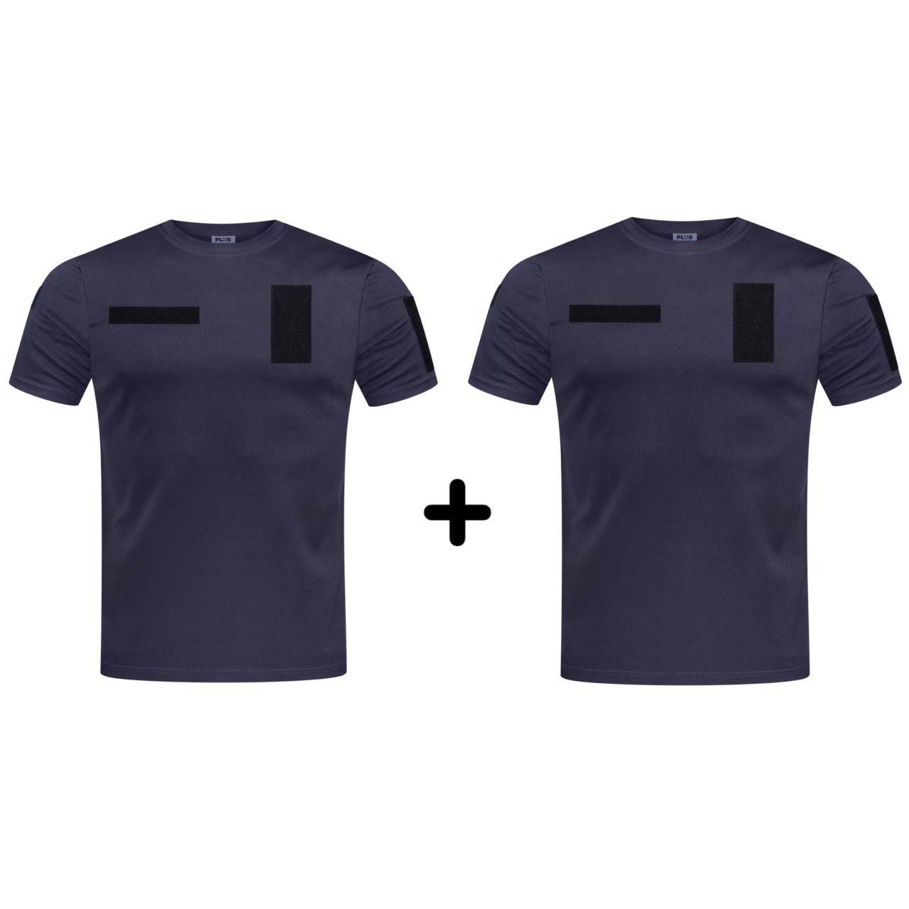 Комплект 2 футболки Cool max уставные ГСЧС, с липучками, темно синий
