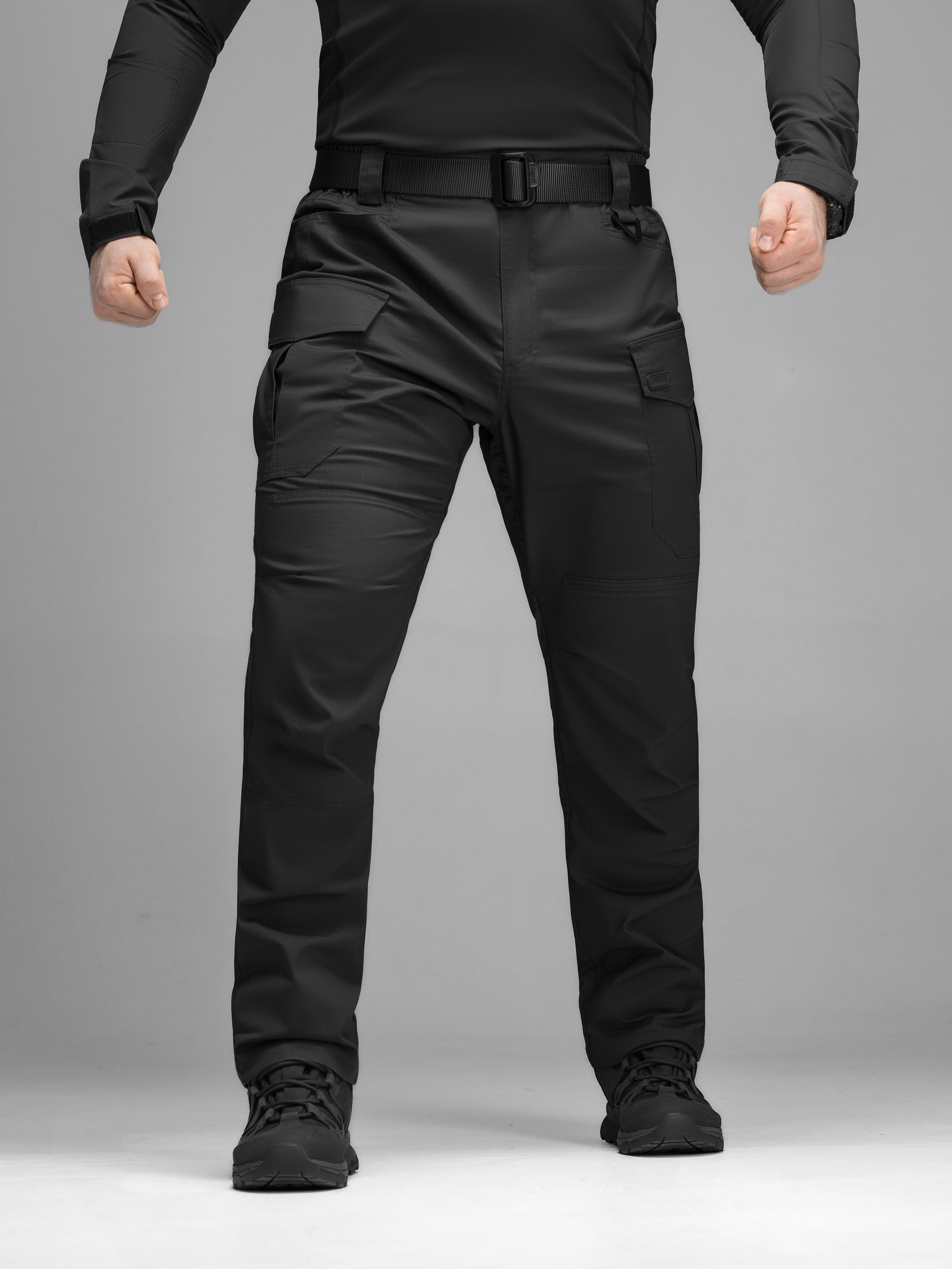 Штаны карго тактические BEZET Ranger черный - Фото 3