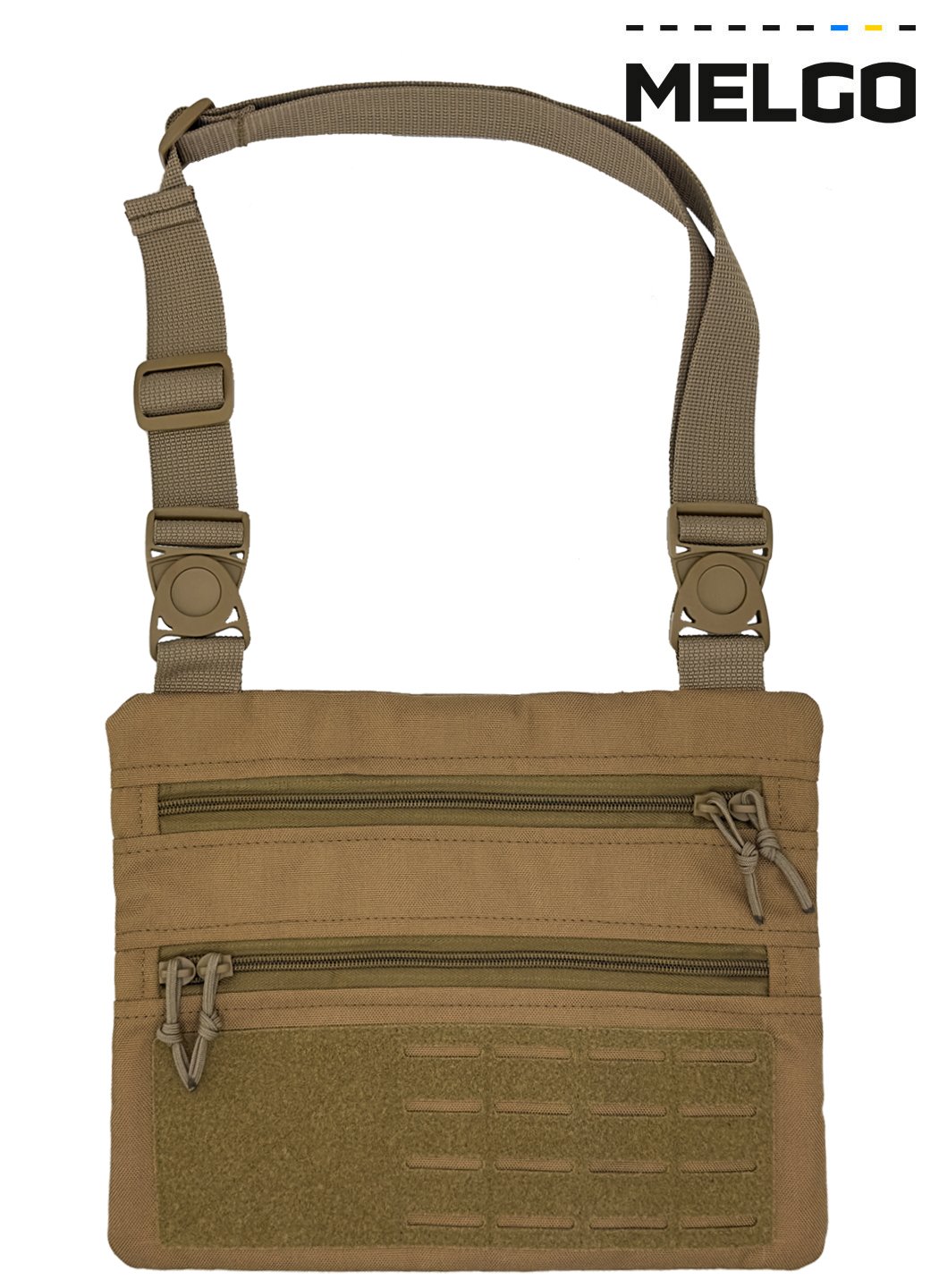 Тактична сумка через плече Койот Cordura 1000 D MELGO