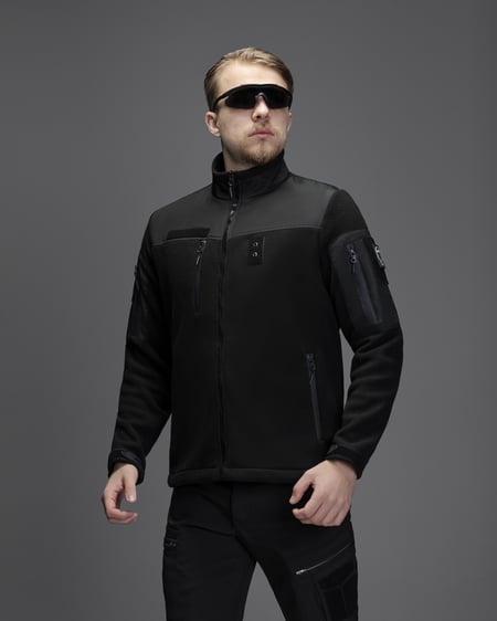 Кофта флисовая BEZET Iceguard черный