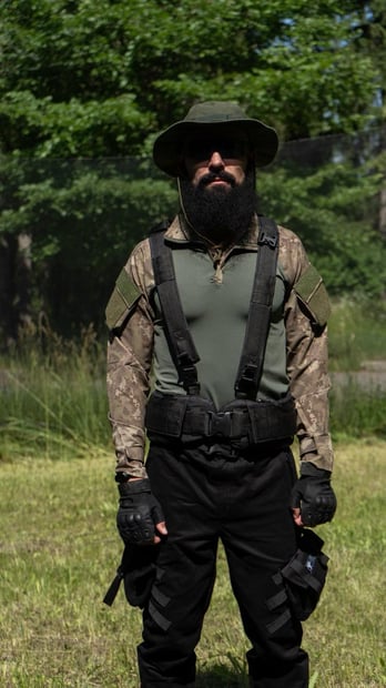 Пояс РПС Корд з лямками Чорний TURWEAR