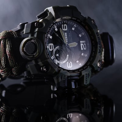 Чоловічий водостійкий тактичний годинник Besta Military з компасом - Фото 10